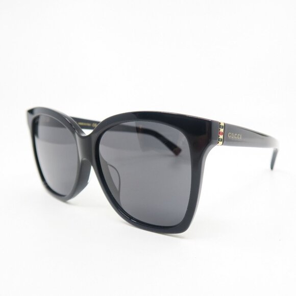 Gucci GG0459SA 001 57mm Black Oversized New Women's Sunglasses. - Picture 4 of 10